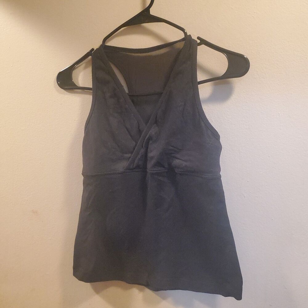 Lululemon Black Racerback Tank Top Size 4